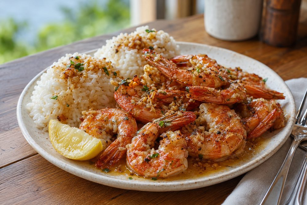 North Shore Garlic Shrimp